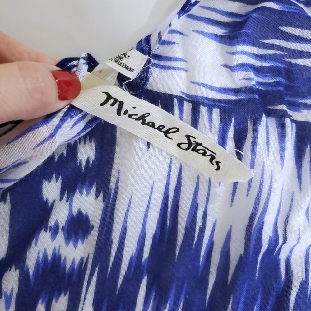 Michael Stars | Ruana Pattern Convertible Coverup - Picture 7 of 8